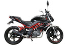 GPR exhaust Benelli Bn 125 2021-2024, M3 Black Titanium, full system exhaust legal for UK and non-EU countries including removable db killer - GPR Exhausts