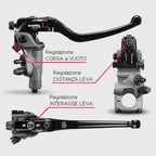 CNC Racing Radial Brake Master Cylinder Brembo 19RCS Corsa Corta Folding Lever 18 – 20 Ratio - Brembo image 11