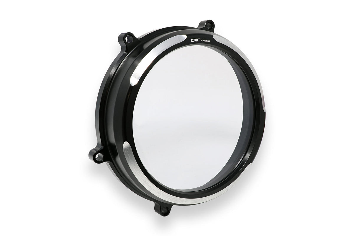 CNC Racing Clear oil bath clutch cover Ducati Panigale 959, 1199 and 1299 – Bicolore Edition