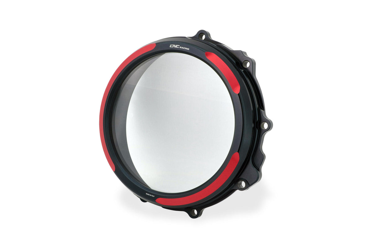 CNC Racing Clear clutch cover MV Agusta – hydraulic control – Bicolor