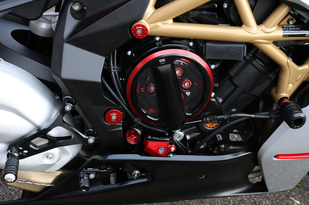 CNC Racing Clear clutch cover MV Agusta – cable control – Bicolor Edition - CNC Racing image 2