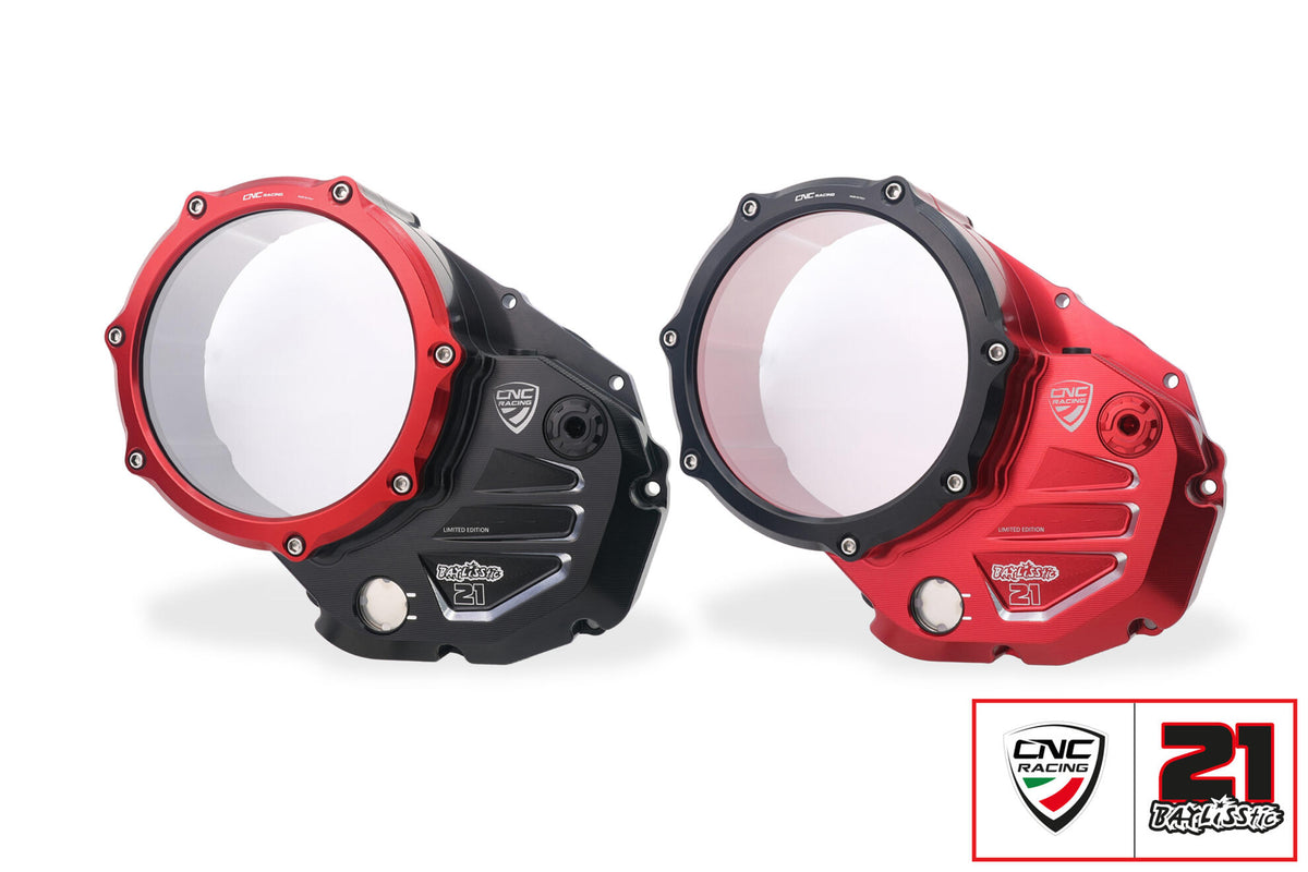 CNC Racing Clear cover oil bath clutch Ducati – Troy Bayliss Limited Edition - CNC Racing