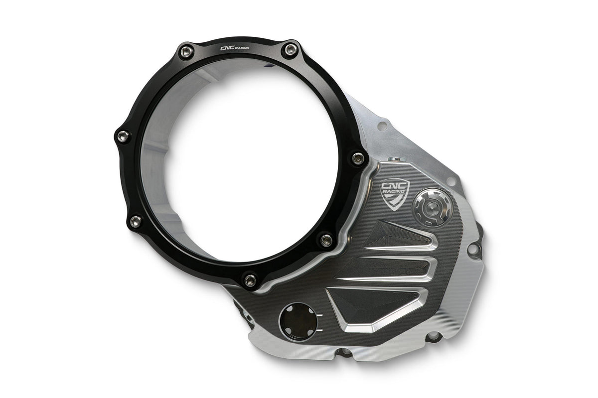 CNC Racing Clear cover oil bath clutch Ducati – Bicolor Edition