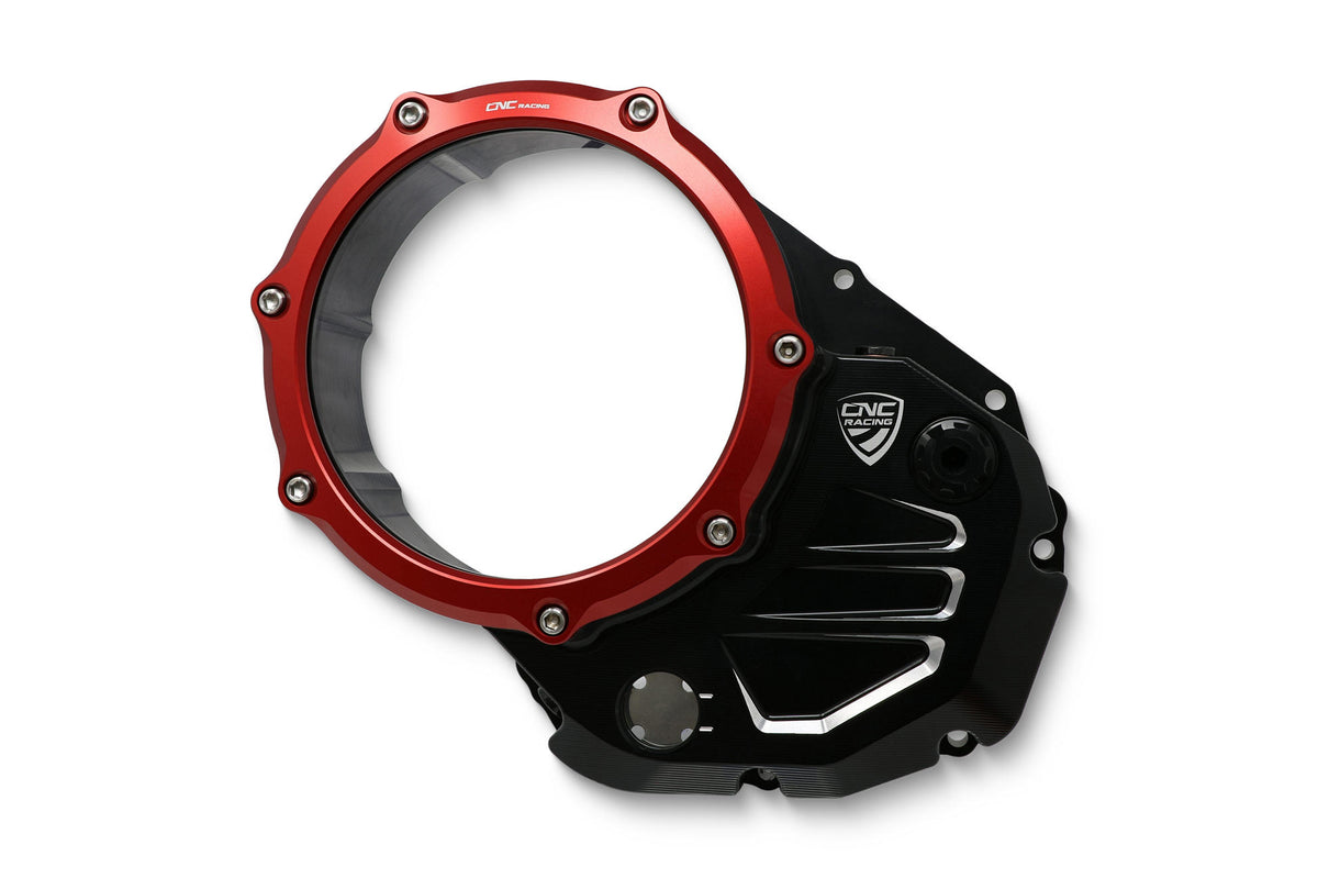 CNC Racing Clear cover oil bath clutch Ducati – Bicolor Edition