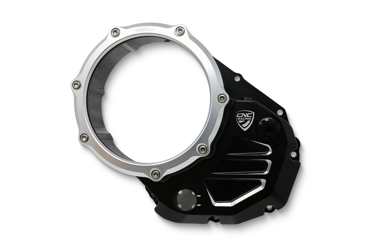 CNC Racing Clear cover oil bath clutch Ducati – Bicolor Edition