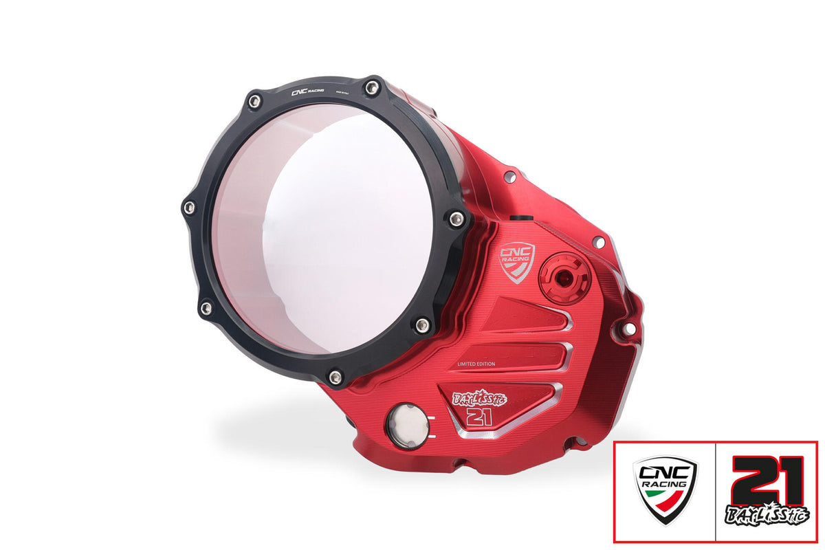 CNC Racing Clear cover oil bath clutch Ducati – Troy Bayliss Limited Edition