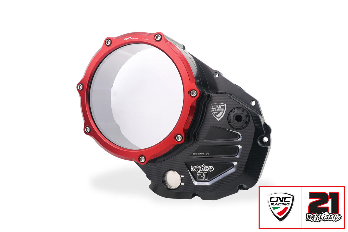 CNC Racing Clear cover oil bath clutch Ducati – Troy Bayliss Limited Edition