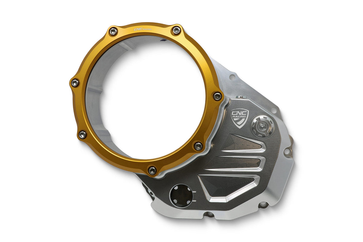 CNC Racing Clear cover oil bath clutch Ducati – Bicolor