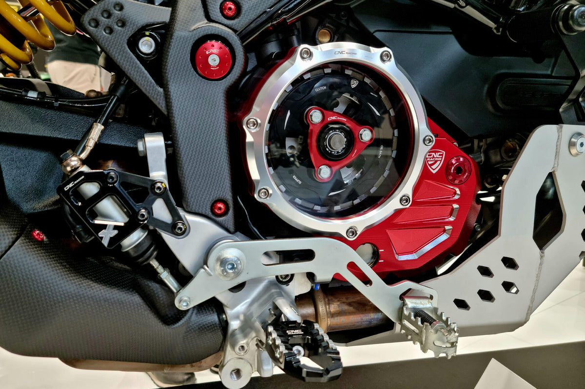 CNC Racing Clear cover oil bath clutch Ducati – Bicolor Edition - CNC Racing image 2