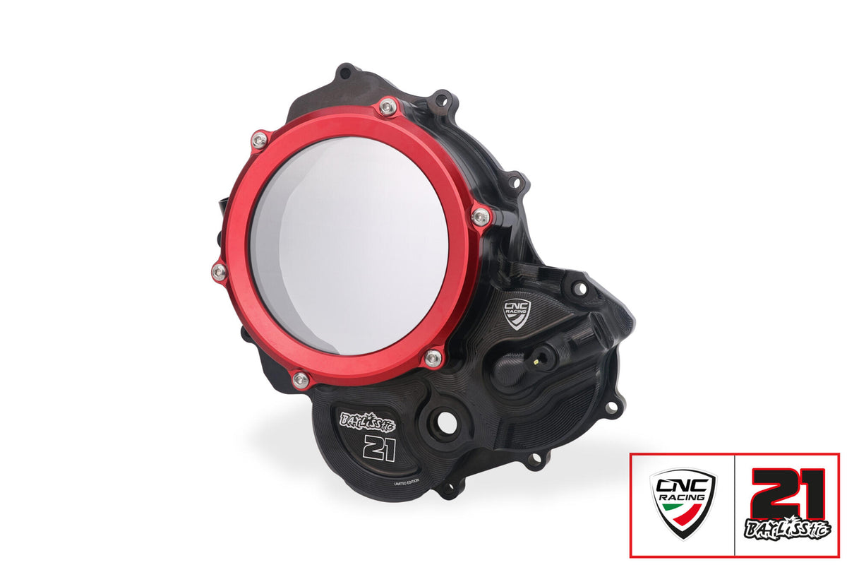 CNC Racing Clear cover oil bath clutch Ducati – Troy Bayliss Limited Edition