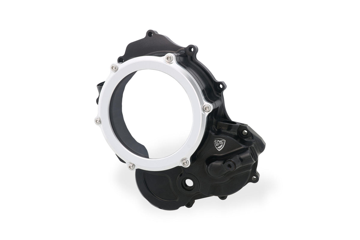 CNC Racing Clear cover oil bath clutch Ducati – Bicolor Edition