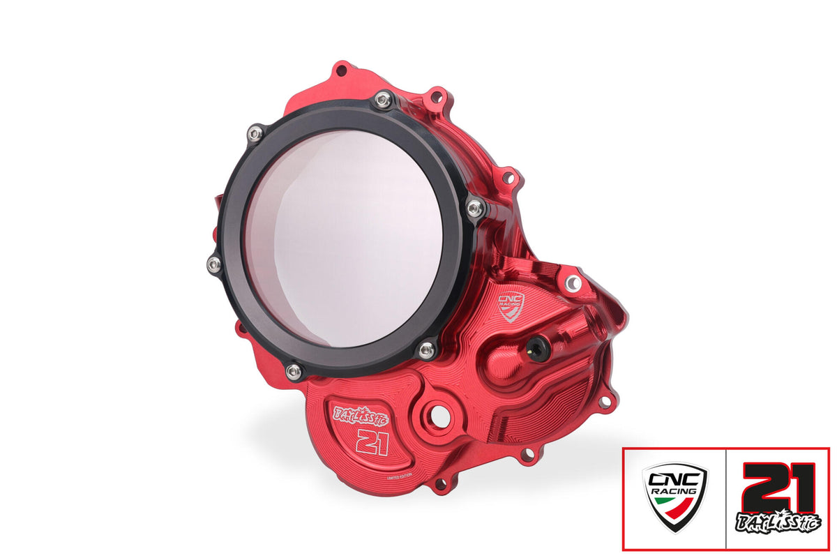 CNC Racing Clear cover oil bath clutch Ducati – Troy Bayliss Limited Edition