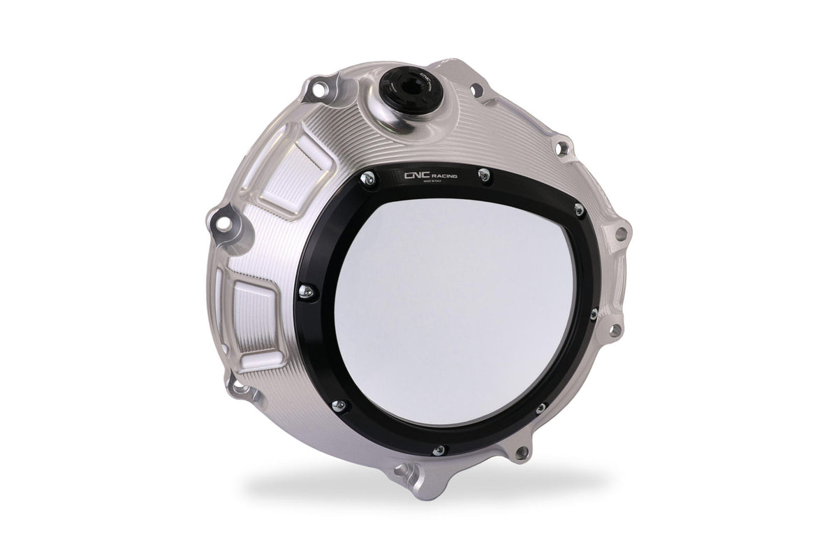 CNC Racing Clear clutch cover for BMW silver color