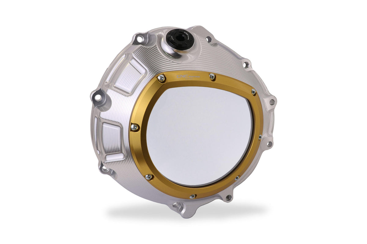 CNC Racing Clear clutch cover for BMW silver color