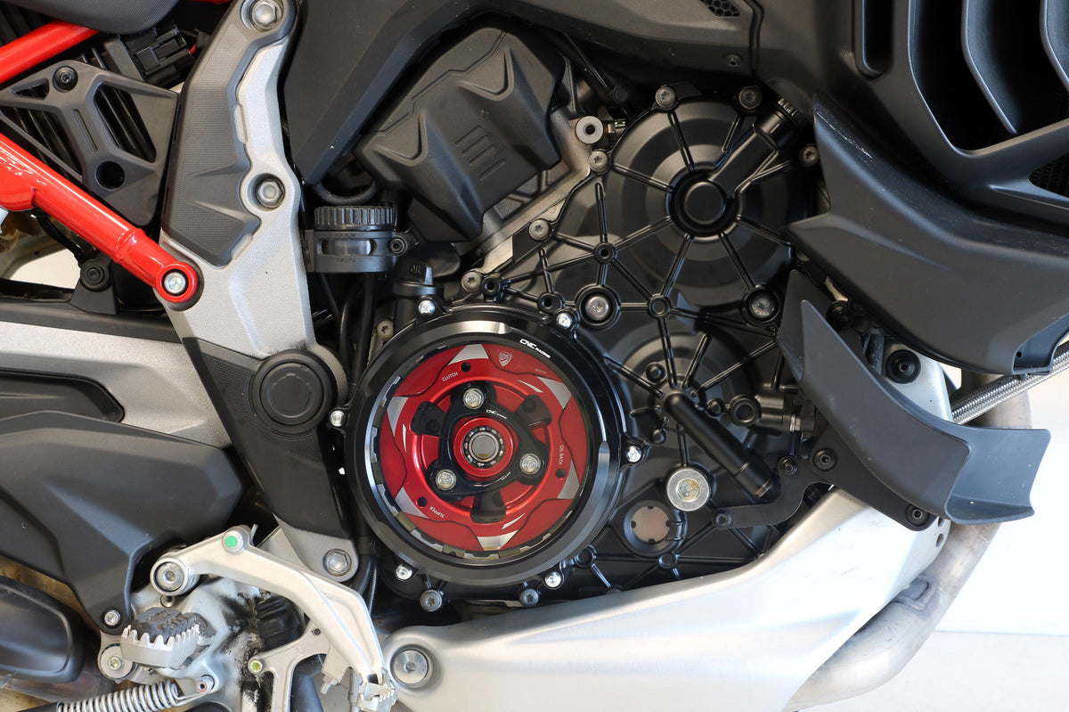 CNC Racing Clear oil bath clutch cover Ducati Multistrada V4 and Diavel V4 - CNC Racing image 5