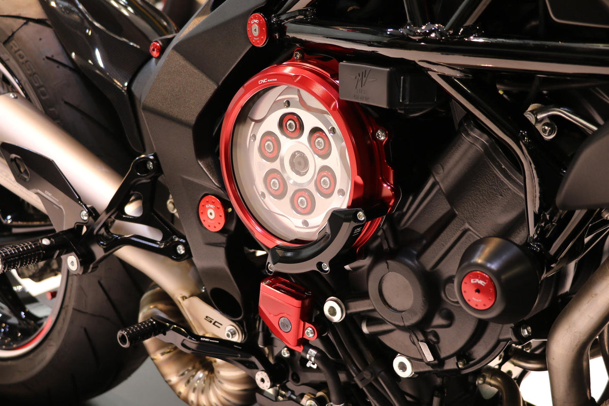 CNC Racing Clear Wet Clutch Cover for MV Agusta – Protector - CNC Racing image 5