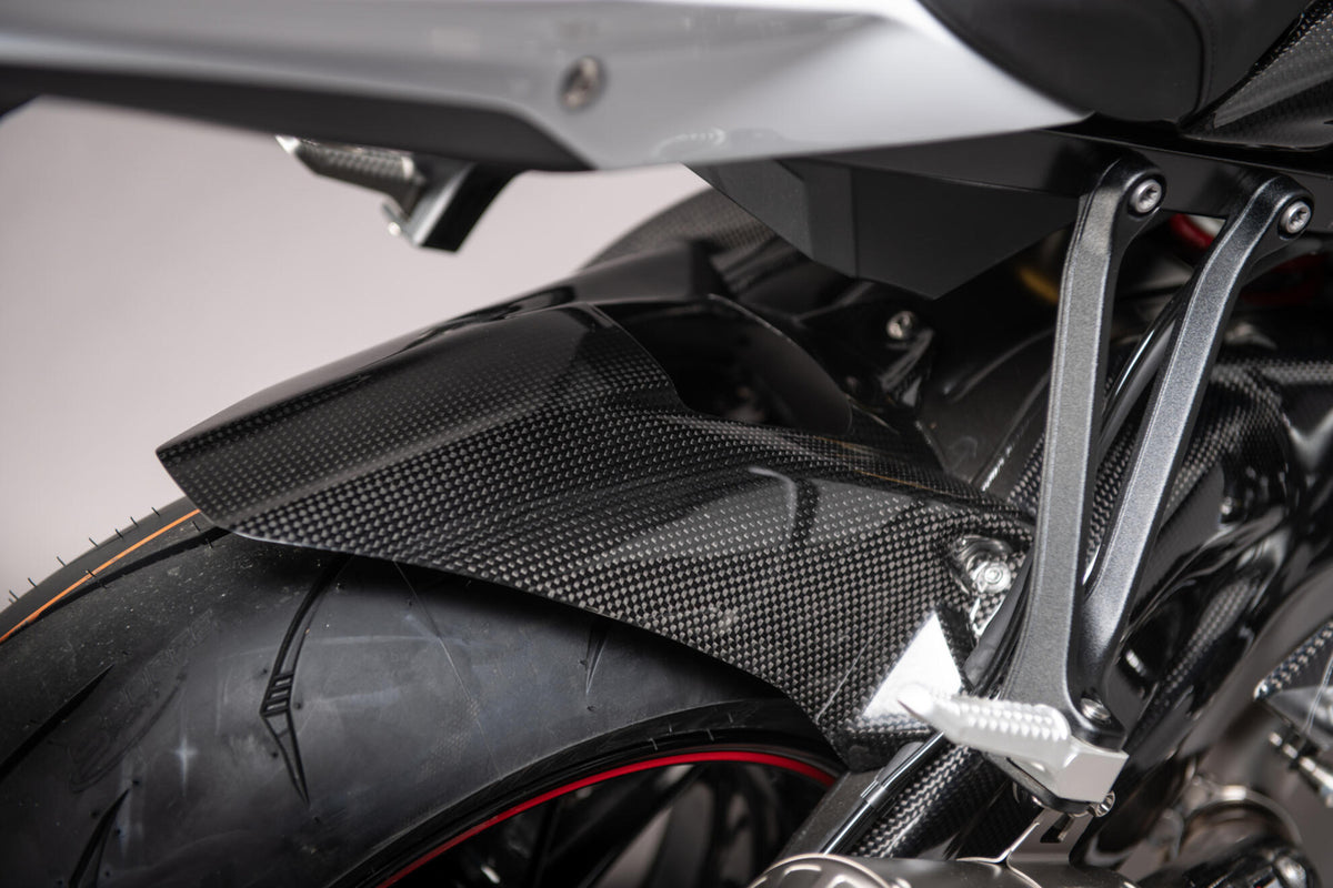 LighTech Carbon Rear Mudguard With Chain Cover for BMW S 1000 R 2013–2020 / BMW S 1000 RR 2009–2018