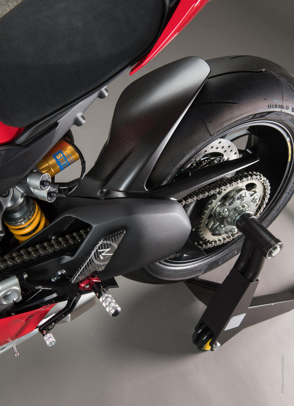 LighTech Carbon Rear Mudguard for Ducati Multiple Models