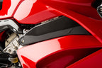 LighTech Carbon Frame Protections (Pair) for Ducati PANIGALE V4 S 2018–2024 / Ducati PANIGALE V4 2018–2024