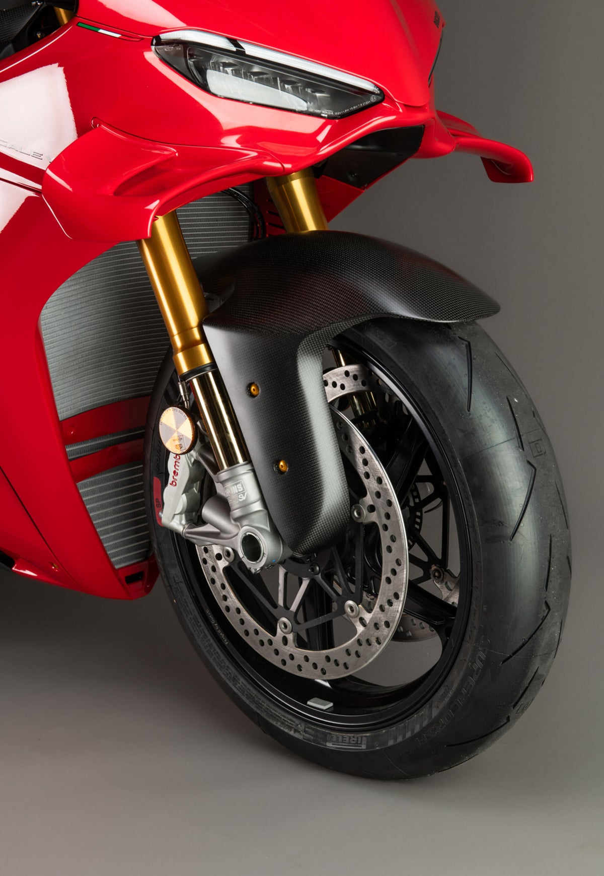 LighTech Carbon Front Mudguard - Matt for Ducati Multiple Models