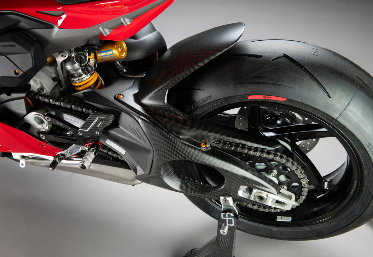 LighTech Carbon Rear Mudguard - Matt for Ducati Multiple Models