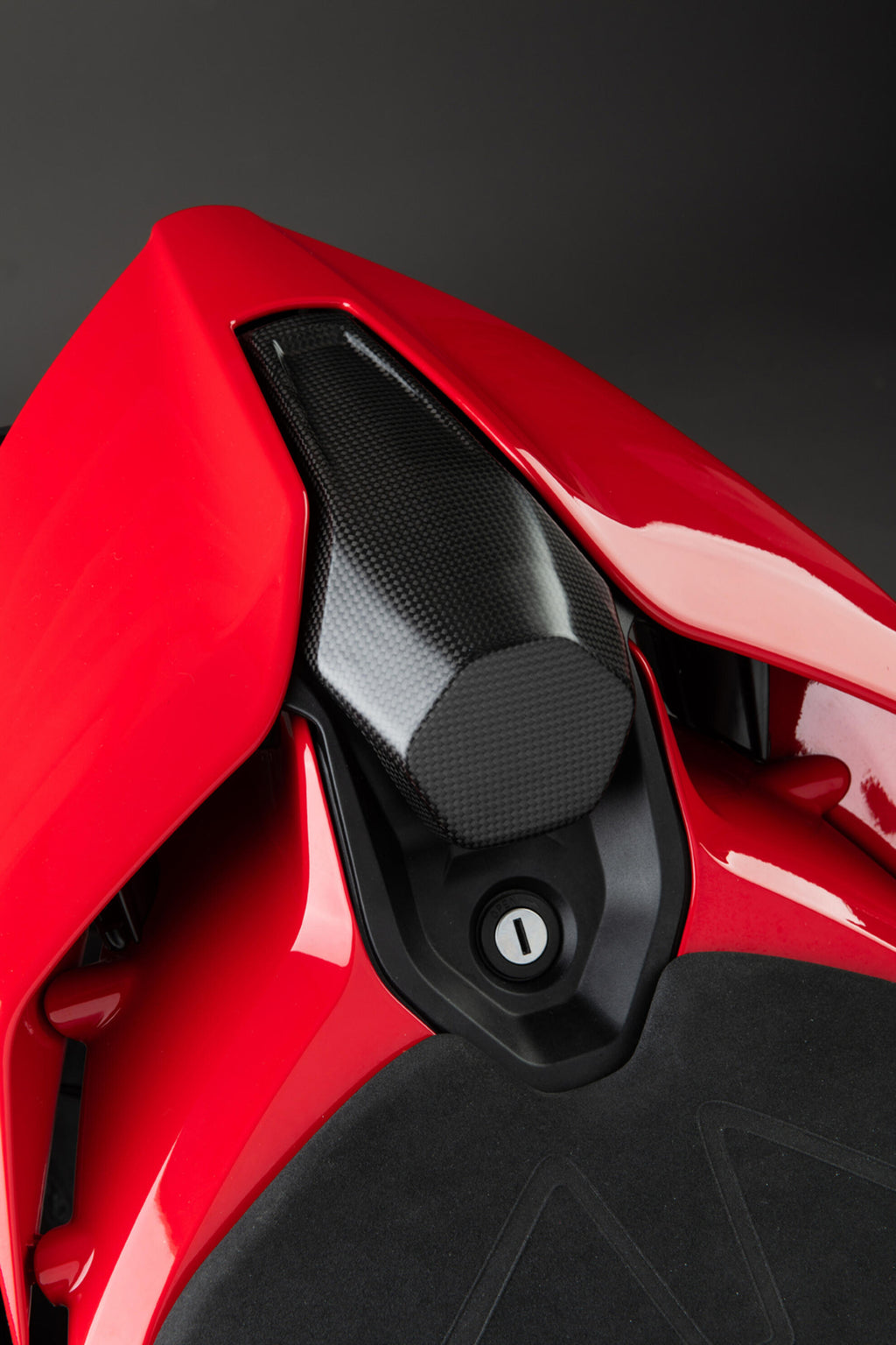LighTech Carbon Passenger Seat Cover - Matt for Ducati Multiple Models