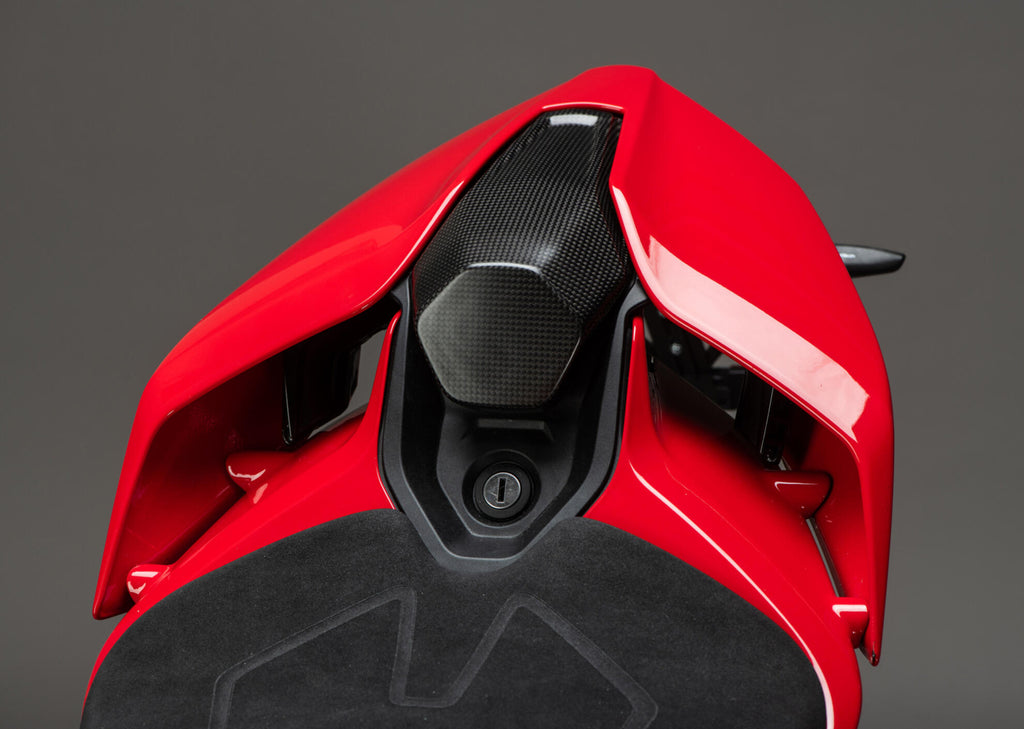 LighTech Carbon Passenger Seat Cover - Matt for Ducati Multiple Models