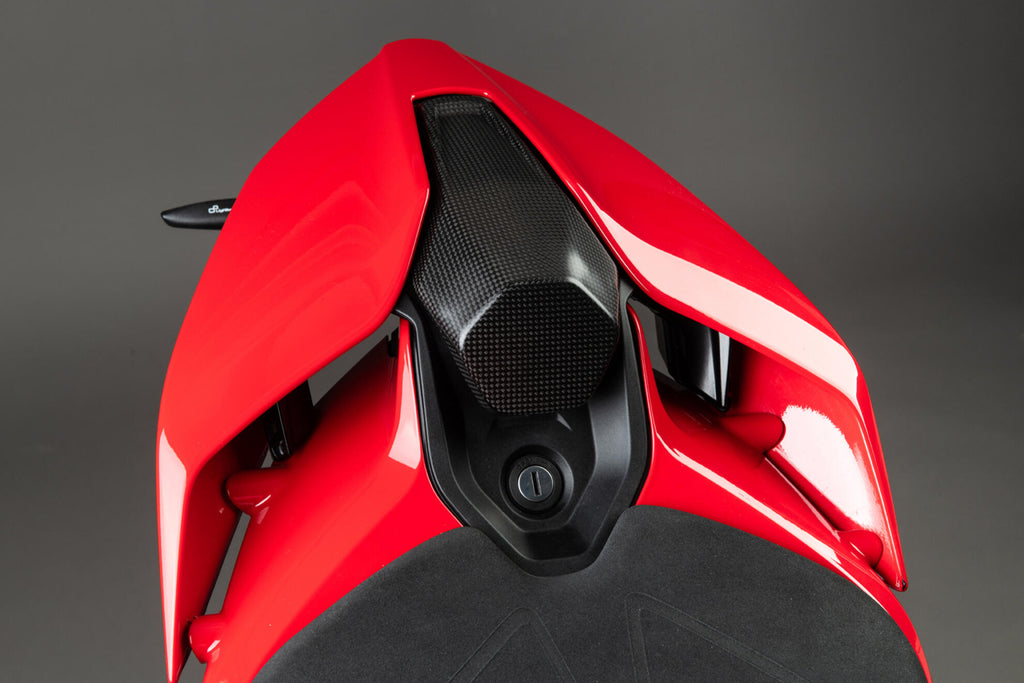 LighTech Carbon Passenger Seat Cover - Matt for Ducati Multiple Models
