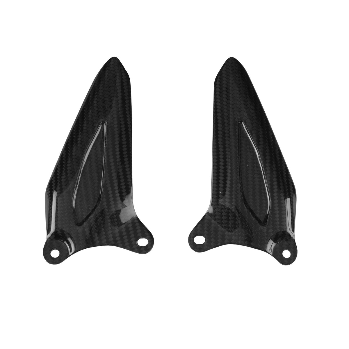 LighTech Right/Left Carbon Heel Guard Kit for Triumph Multiple Models