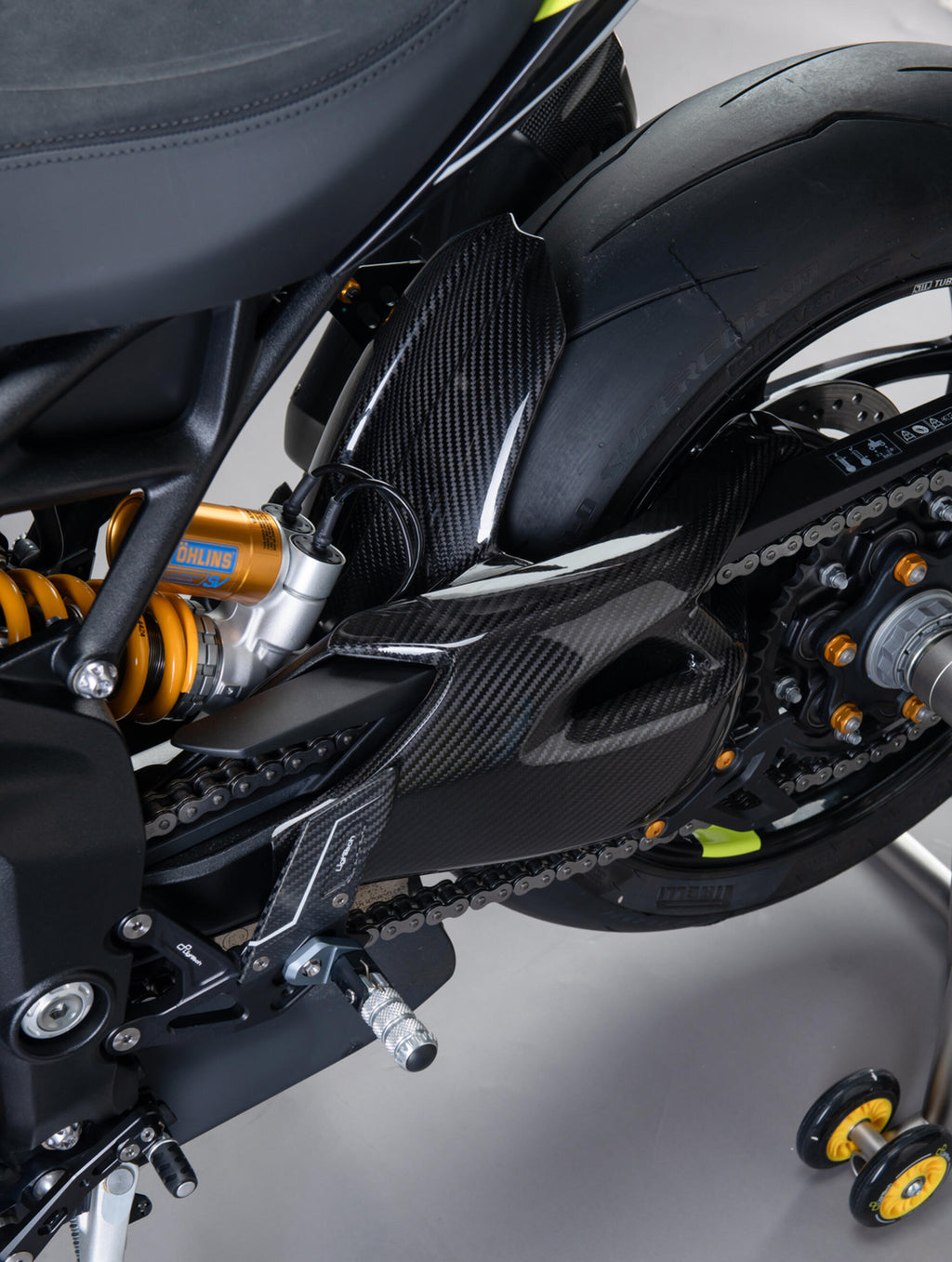 LighTech Carbon Swingarm Protector (Pair) for Triumph Multiple Models