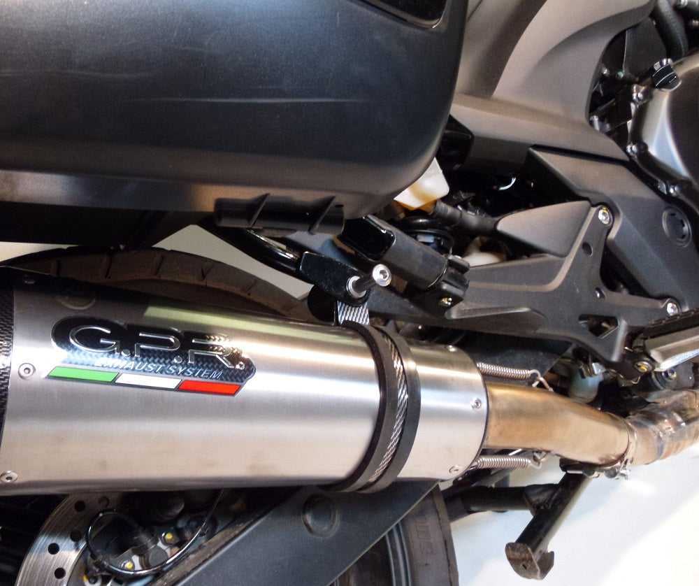 GPR exhaust Honda Cbf 1000 - ST  2010-2016, Trioval, Homologated legal slip-on exhaust including removable db killer and link pipe - GPR Exhausts