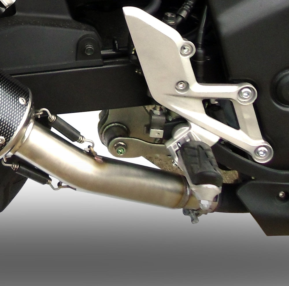 GPR exhaust Honda Cbr 250 R 2010-2014, Powercone Evo, Homologated legal slip-on exhaust including removable db killer and link pipe - GPR Exhausts
