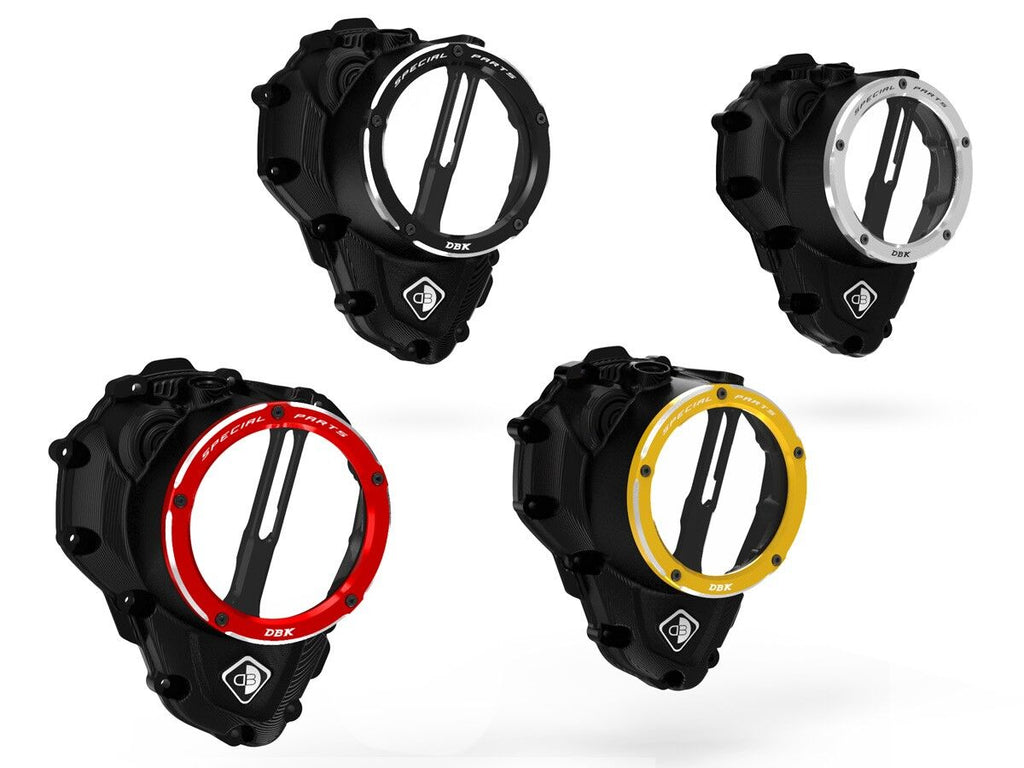 DBK Triumph Clear Clutch Cover Oil Bath 3D-EVO