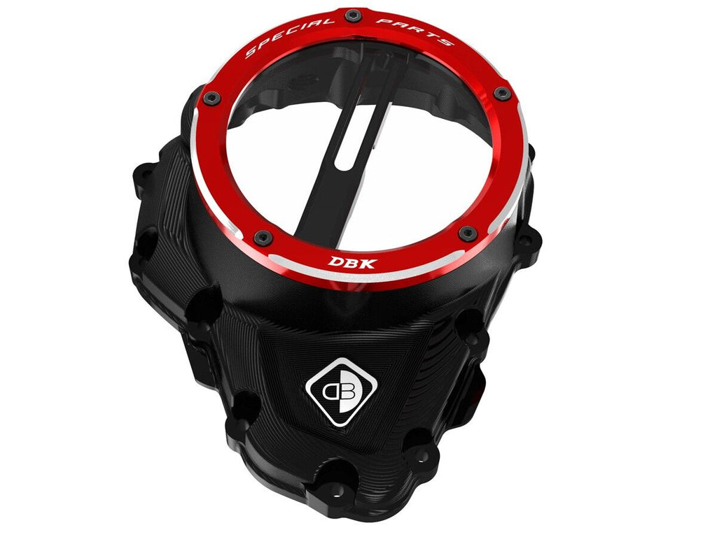 DBK Triumph Clear Clutch Cover Oil Bath 3D-EVO