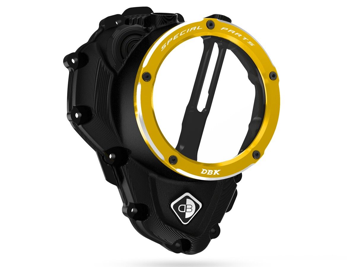 DBK Triumph Clear Clutch Cover Oil Bath 3D-EVO