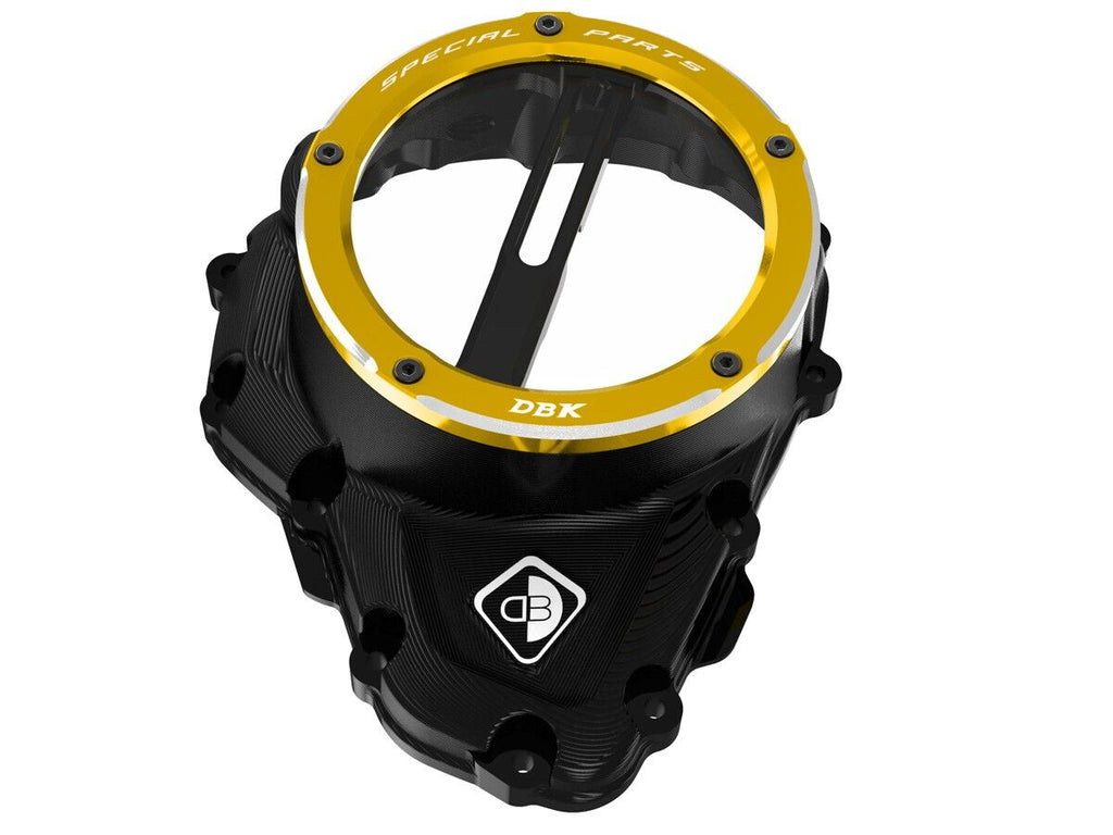 DBK Triumph Clear Clutch Cover Oil Bath 3D-EVO