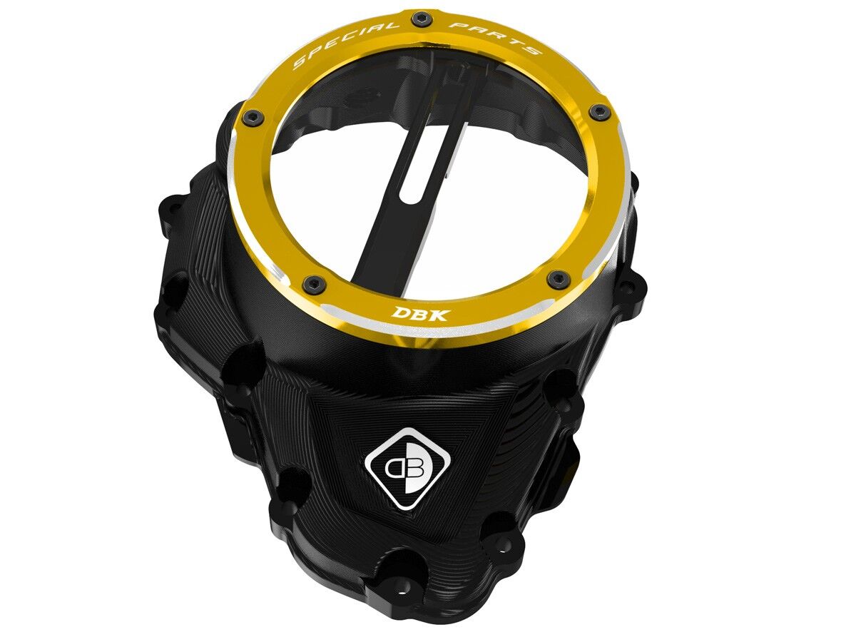 DBK Triumph Clear Clutch Cover Oil Bath 3D-EVO