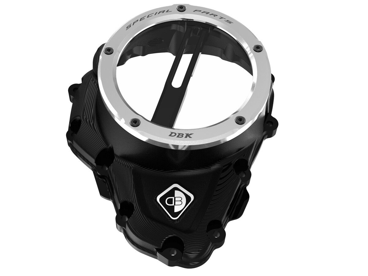 DBK Triumph Clear Clutch Cover Oil Bath 3D-EVO