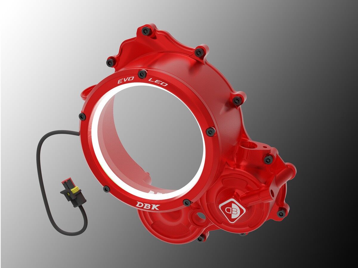 DBK Ducati Hm 698 Mono Clear Clutch Cover 3D-EVO Led