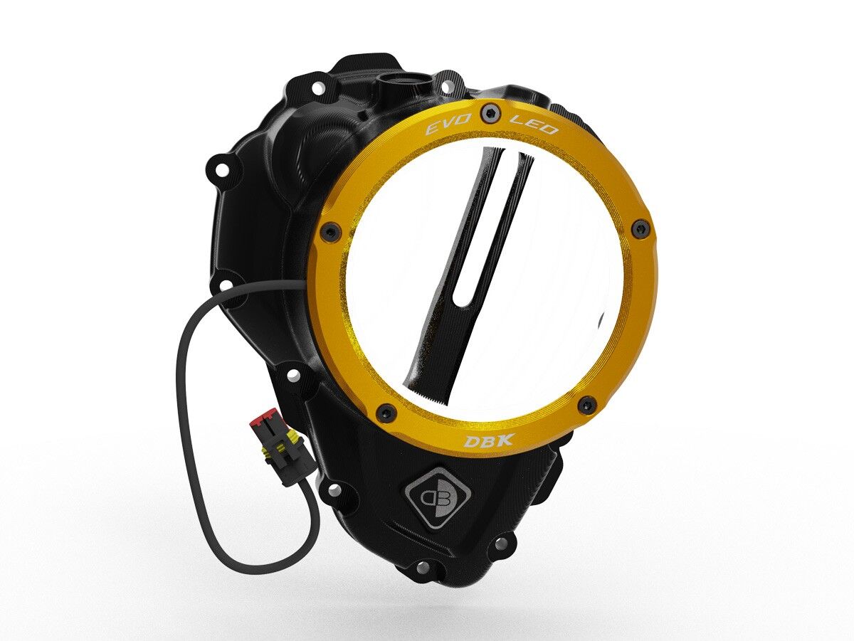 DBK Triumph Clear Clutch Cover 3D-EVO Led