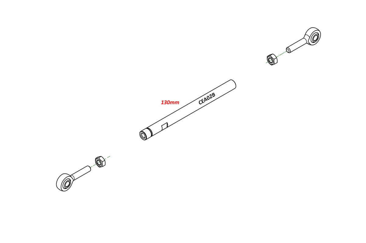 CNC Racing Rod Gear Shift Link 130mm - CNC Racing image 2
