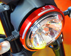 DBK Scrambler Billet Aluminium Headlight Trim