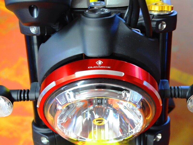 DBK Scrambler Billet Aluminium Headlight Trim