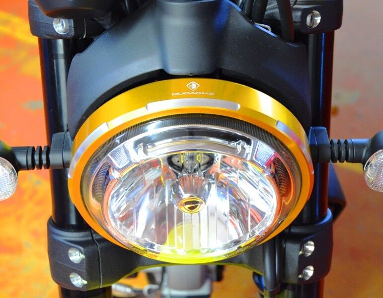 DBK Scrambler Billet Aluminium Headlight Trim
