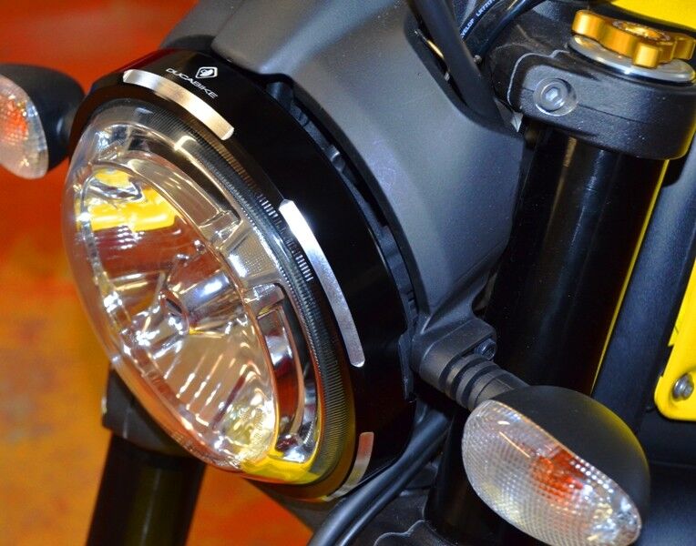 DBK Scrambler Billet Aluminium Headlight Trim