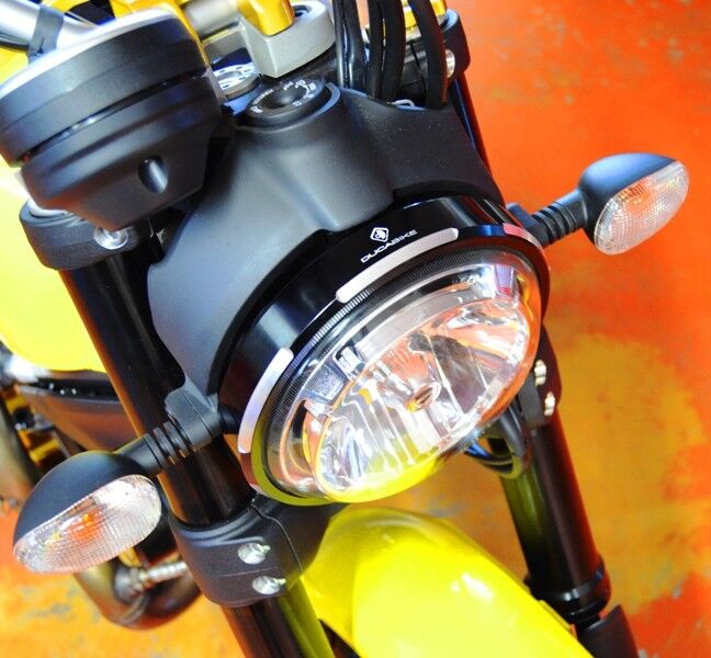 DBK Scrambler Billet Aluminium Headlight Trim
