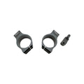 LighTech Pair of Handlebar Clip-Ons with Steering Damper Support for Ducati Multiple Models