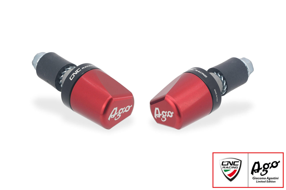 CNC Racing Handlebar ends LOOK – Giacomo Agostini Limited Edition