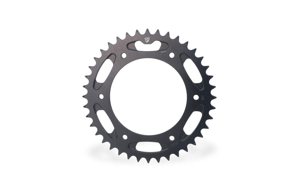 CNC Racing Ring Gear T40 P520 for Ducati – Mts V2 2025 Billet Ergal, Hard – Anodized - CNC Racing