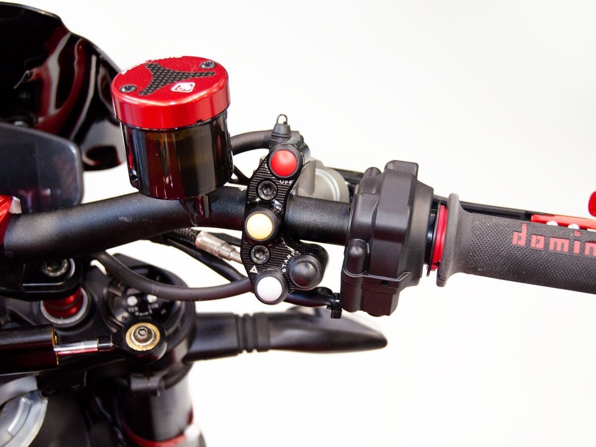 DBK Bracket Brake Pump Brembo Radial With Buttons Integrated
